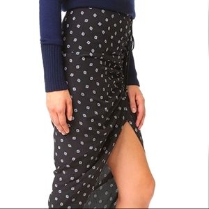 VERONICA BEARD Ari Runched Drawstring Skirt